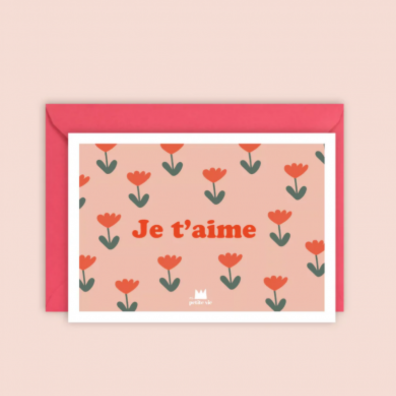 Carte “Je t’aime”