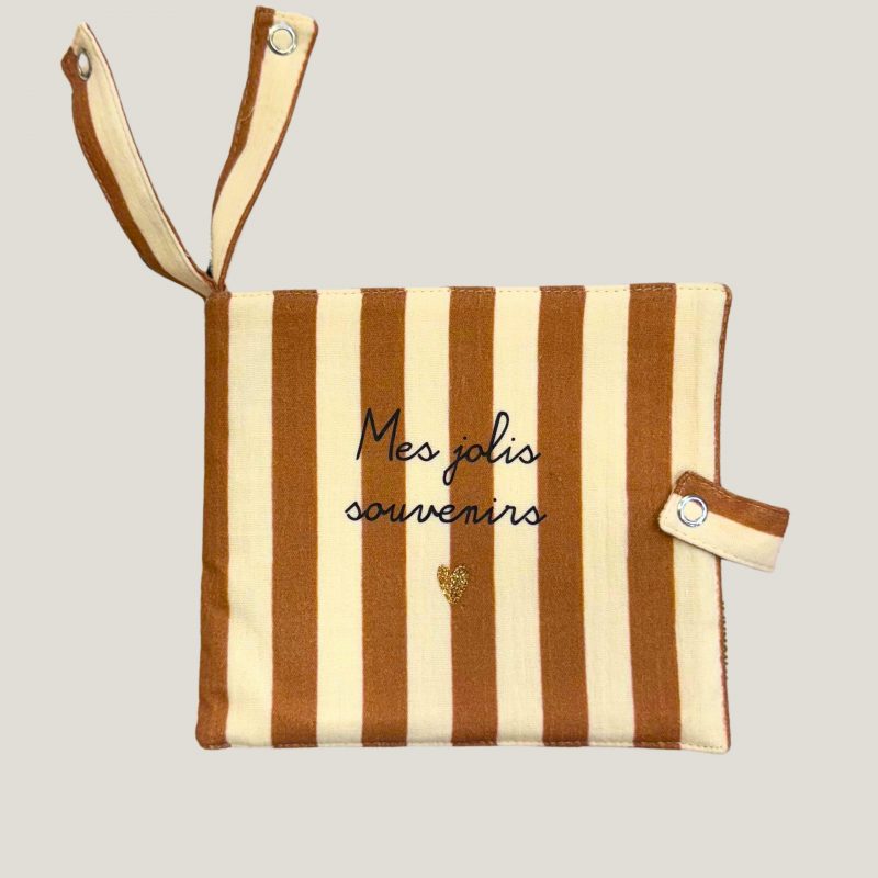 Mini album photos - Rayures larges