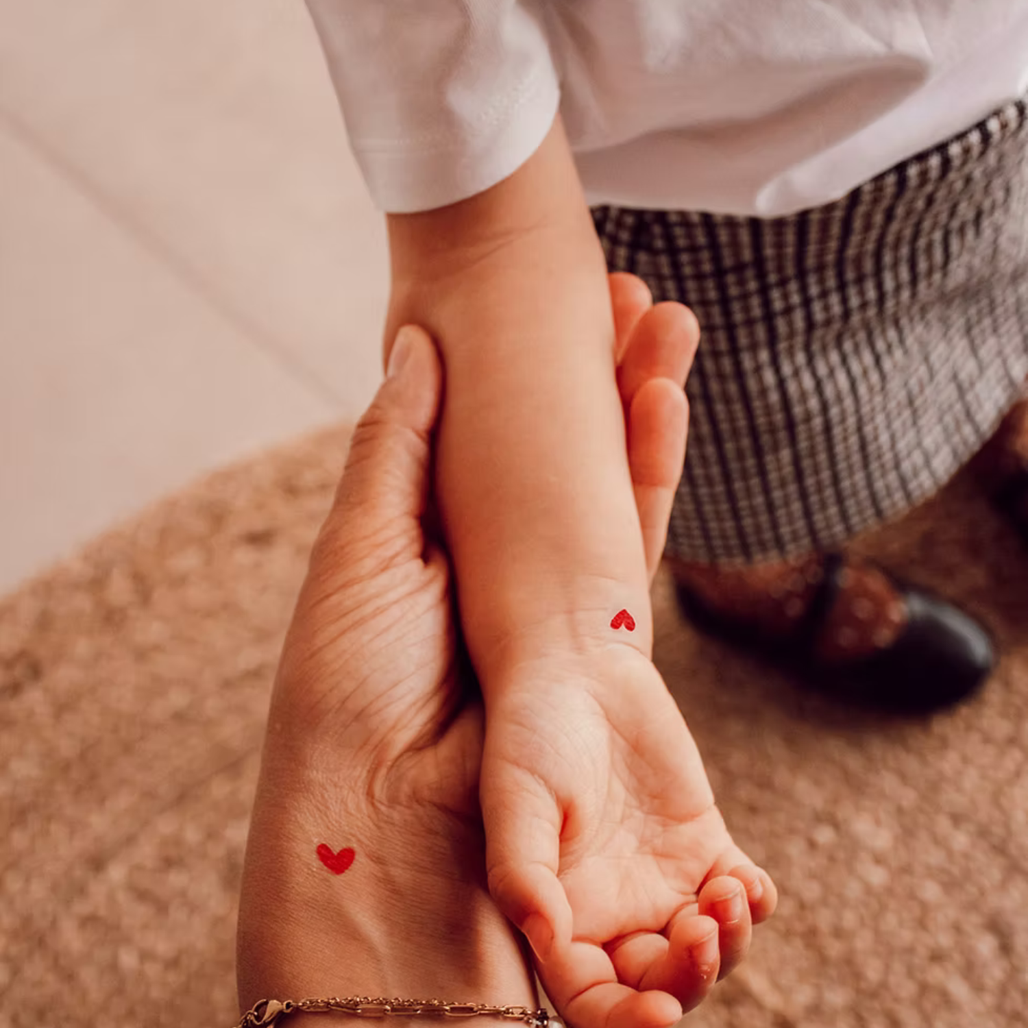 Tatouages éphémères coeur