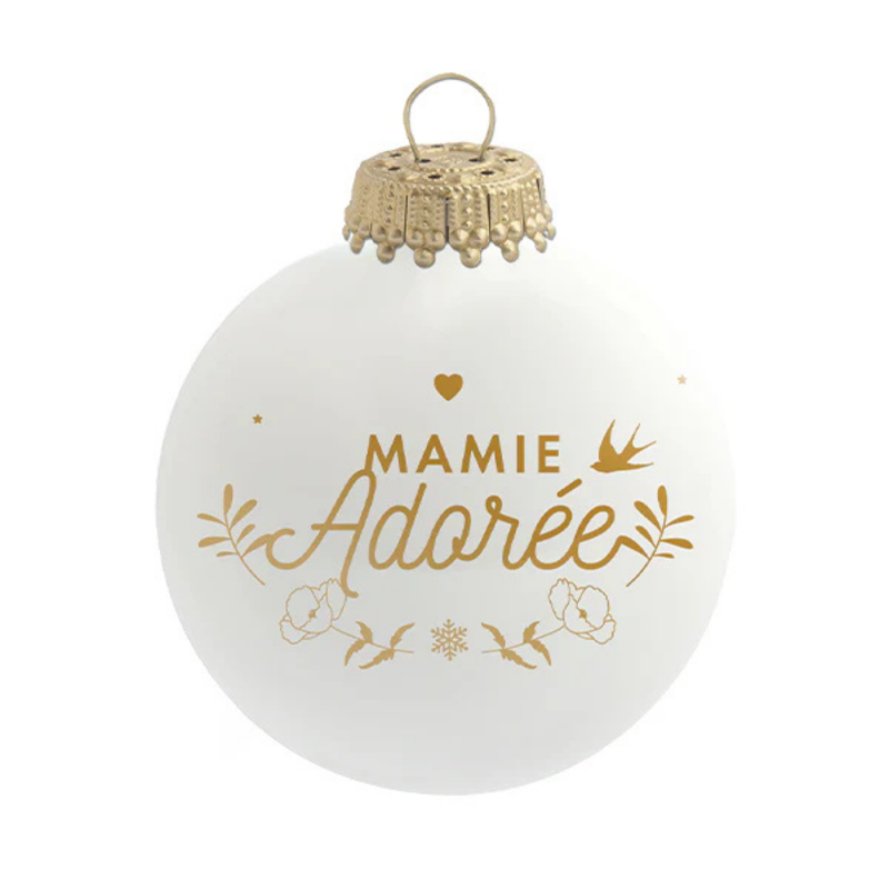 Boule de noël - Mamie adorée