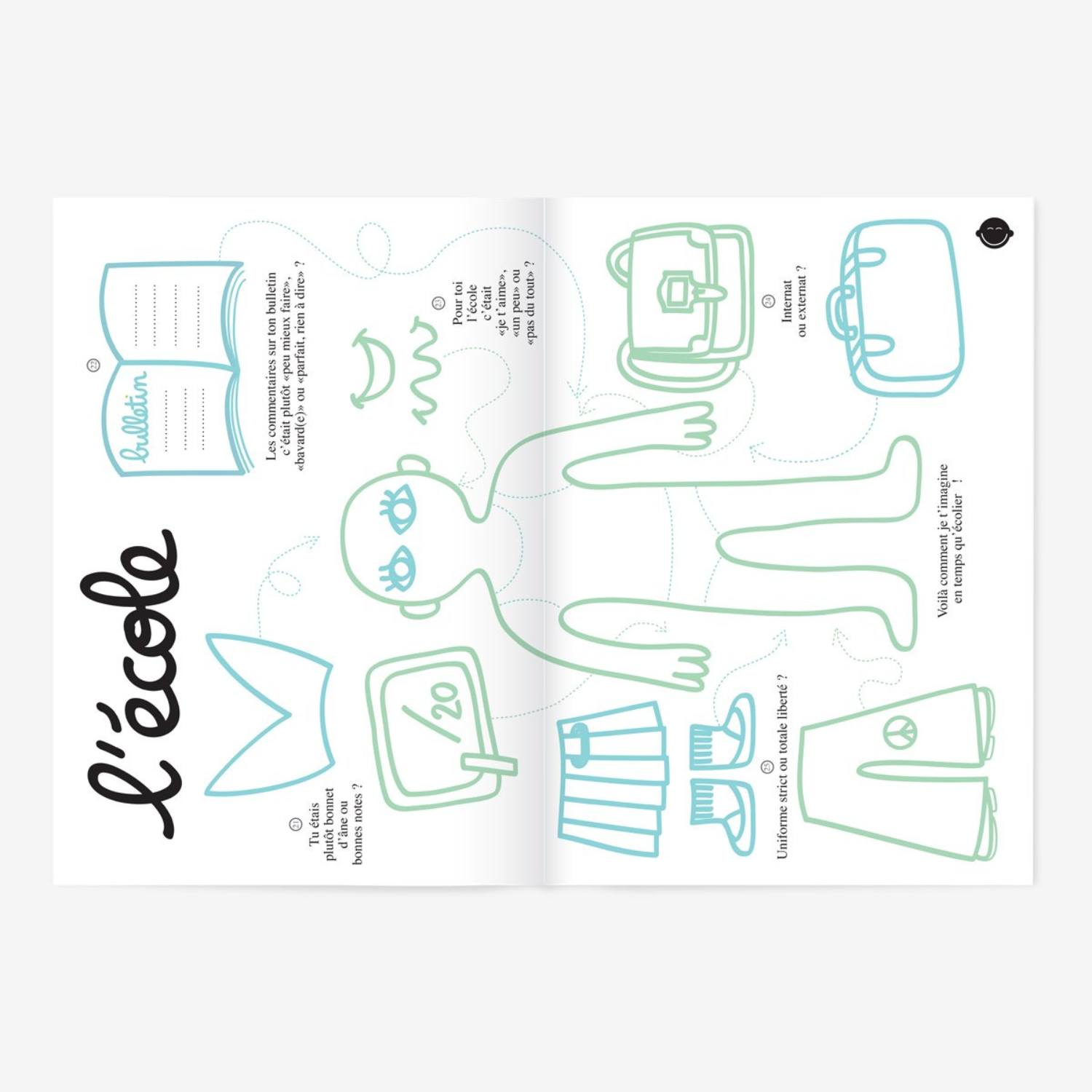 Cahier à remplir Papi ou mamie et moi – Image 3