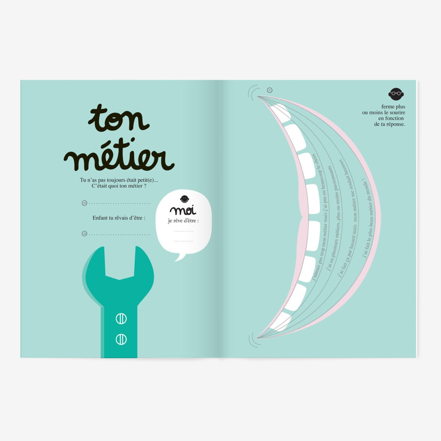 Cahier à remplir Papi ou mamie et moi – Image 4