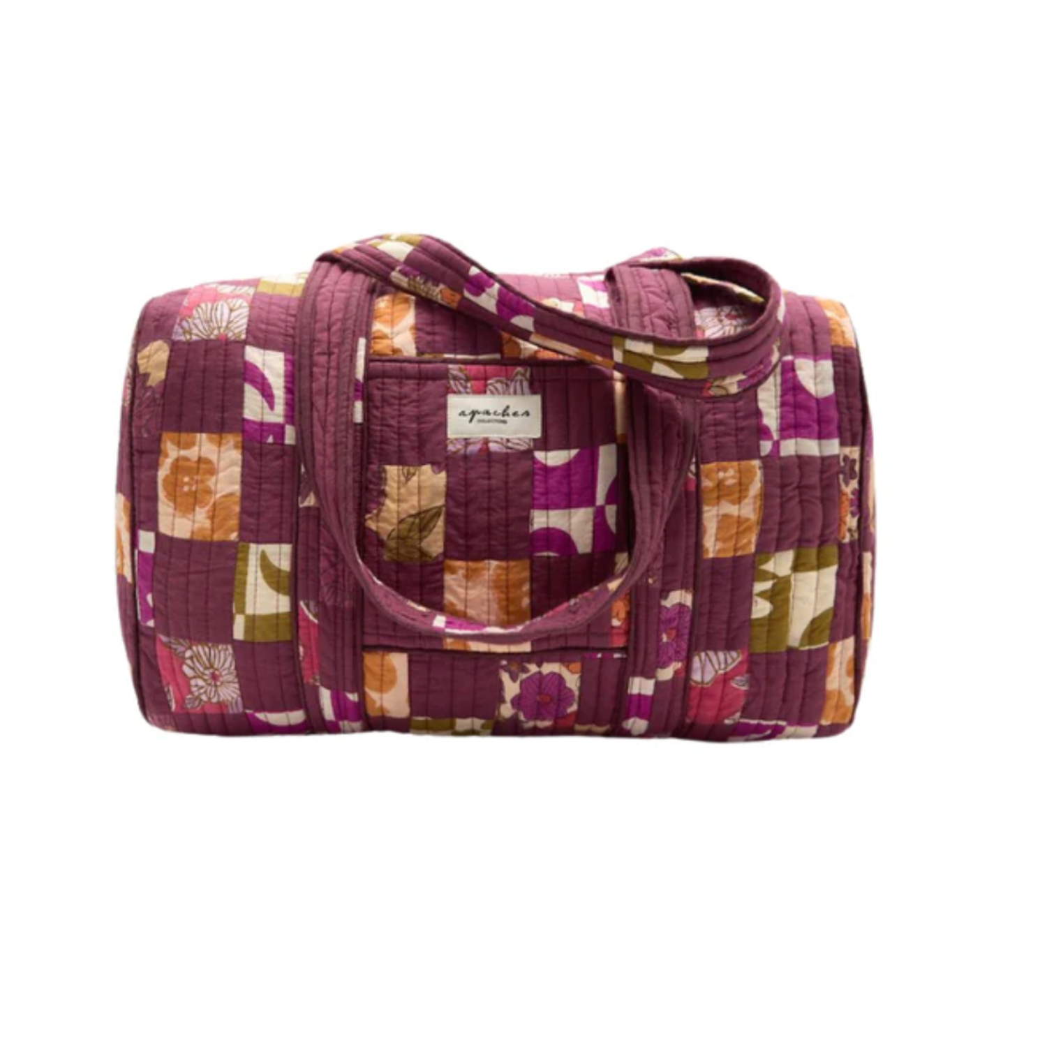 Sac patchwork aubergine