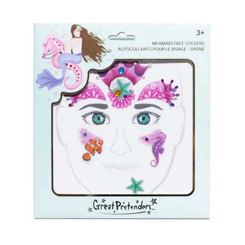 Stickers visage sirène