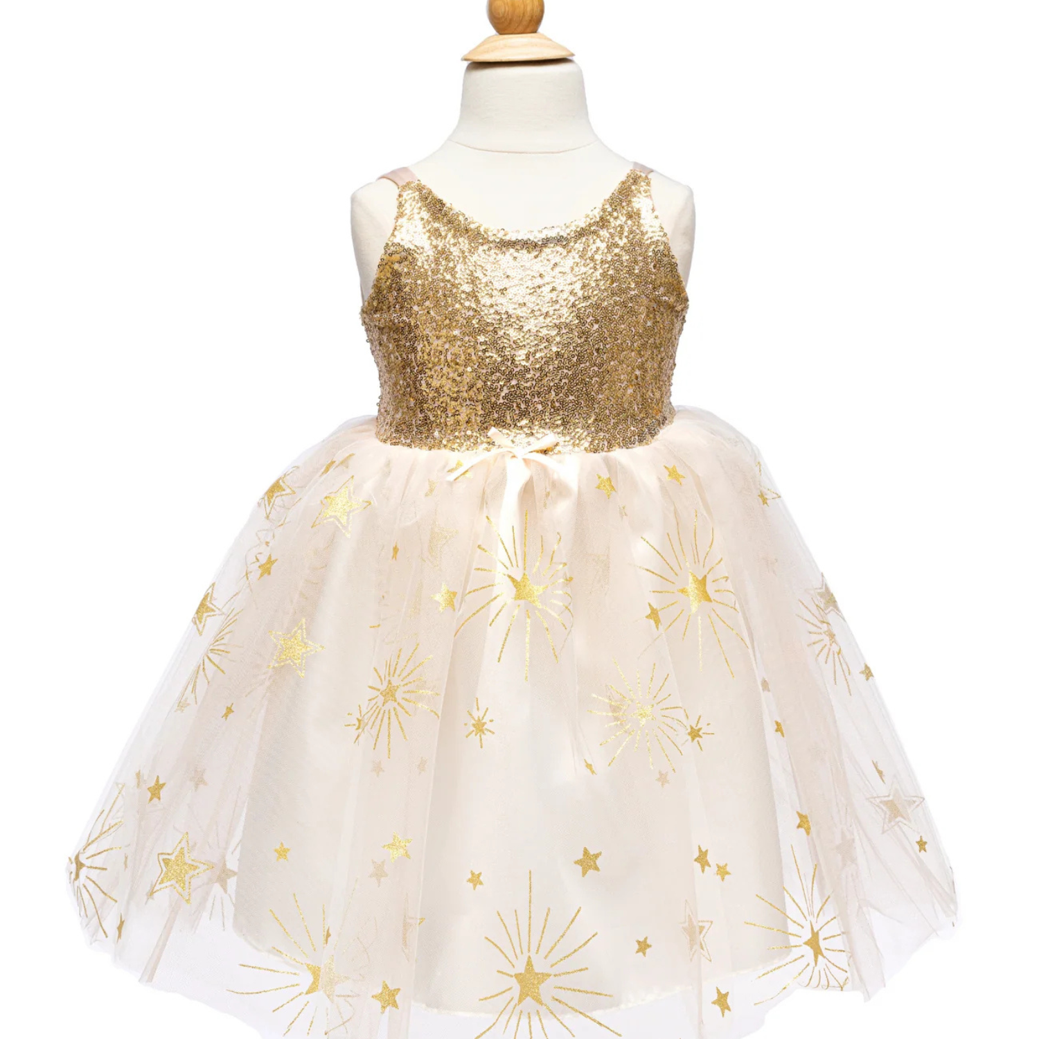 Robe sequins dorée 4-6 ans