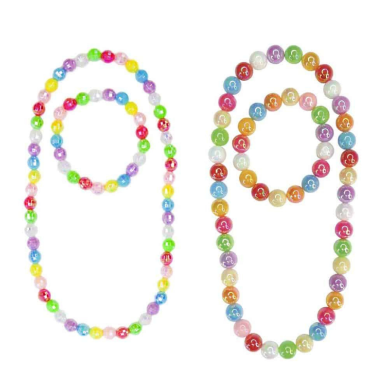 Ensemble Collier + Bracelet « Colour Me Rainbow »