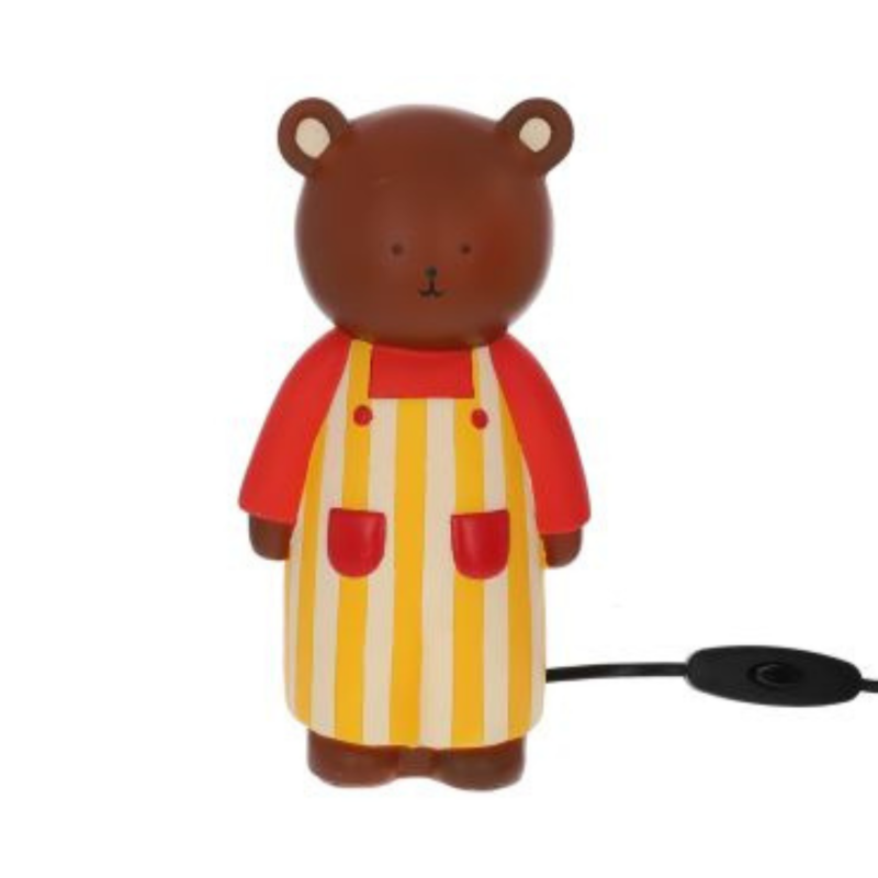 Lampe enfant ours rouge