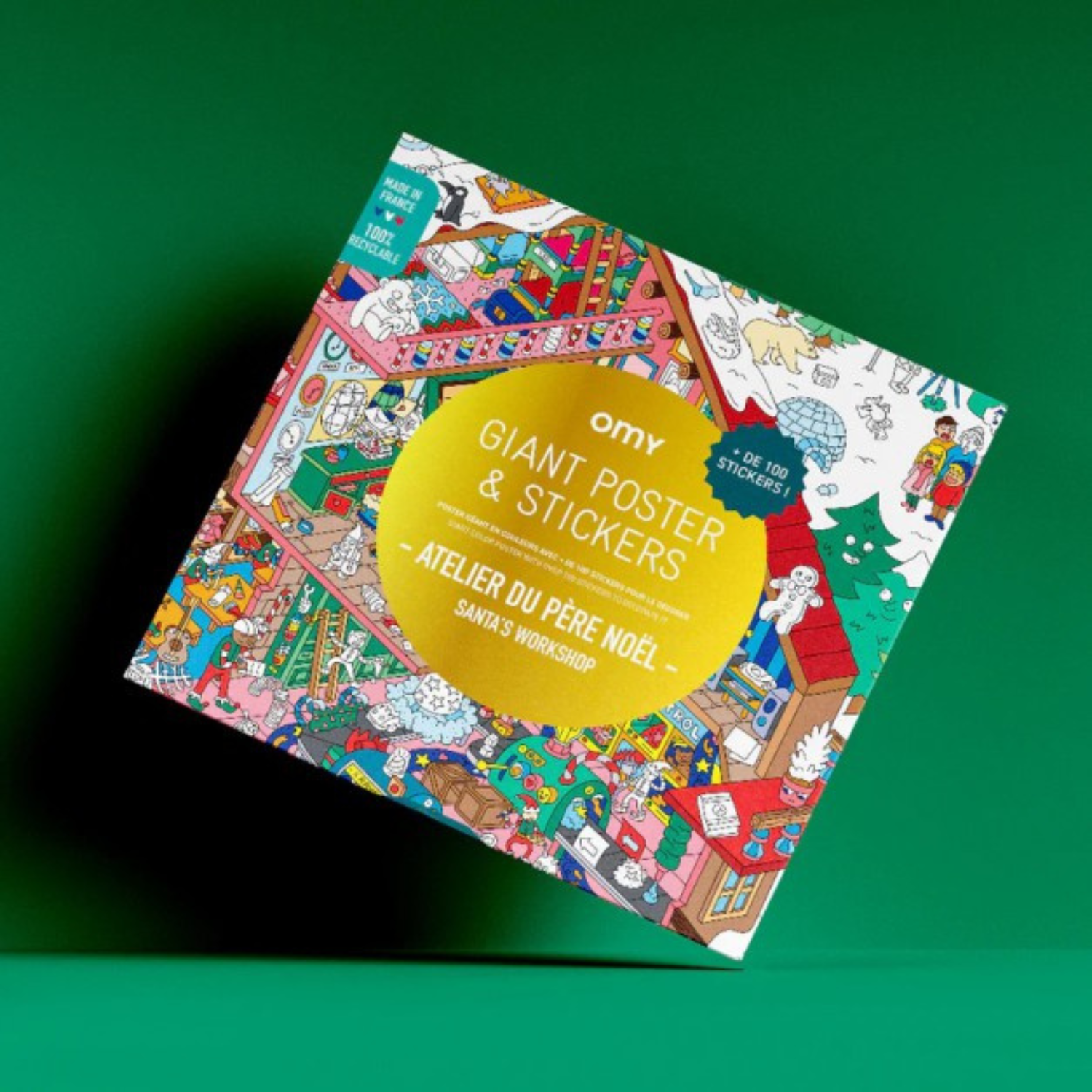 Poster géant Atelier du Père Noël