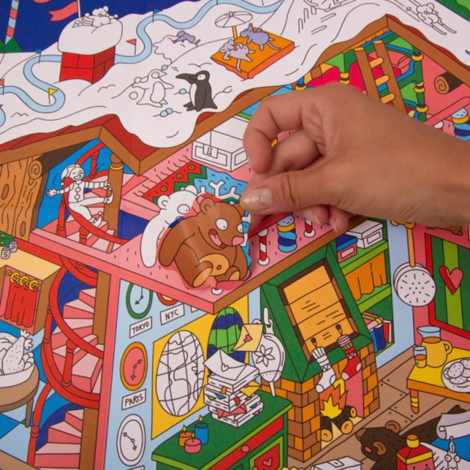 Poster géant Atelier du Père Noël – Image 2