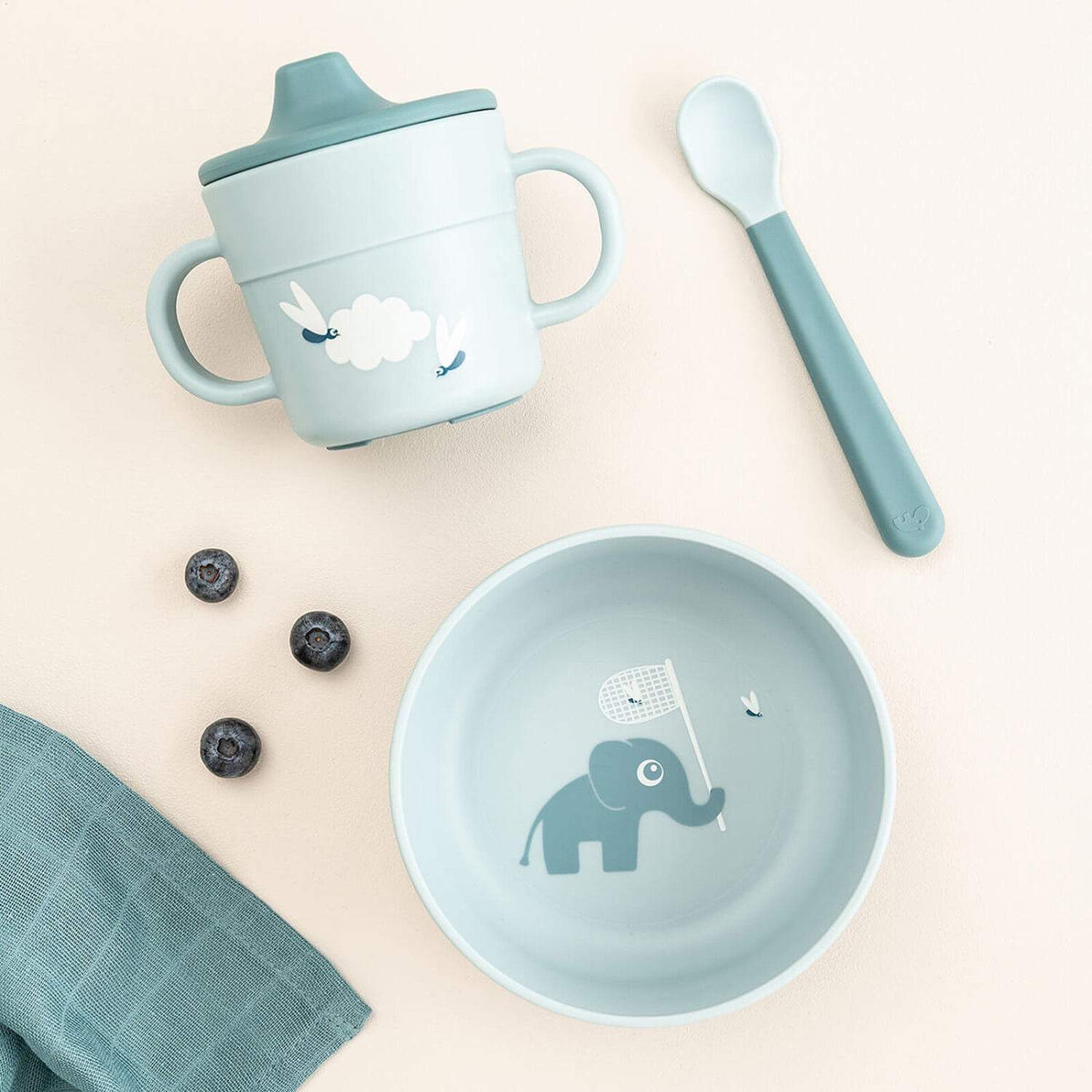 Coffret Premier Repas - Éléphant Bleu – Image 2