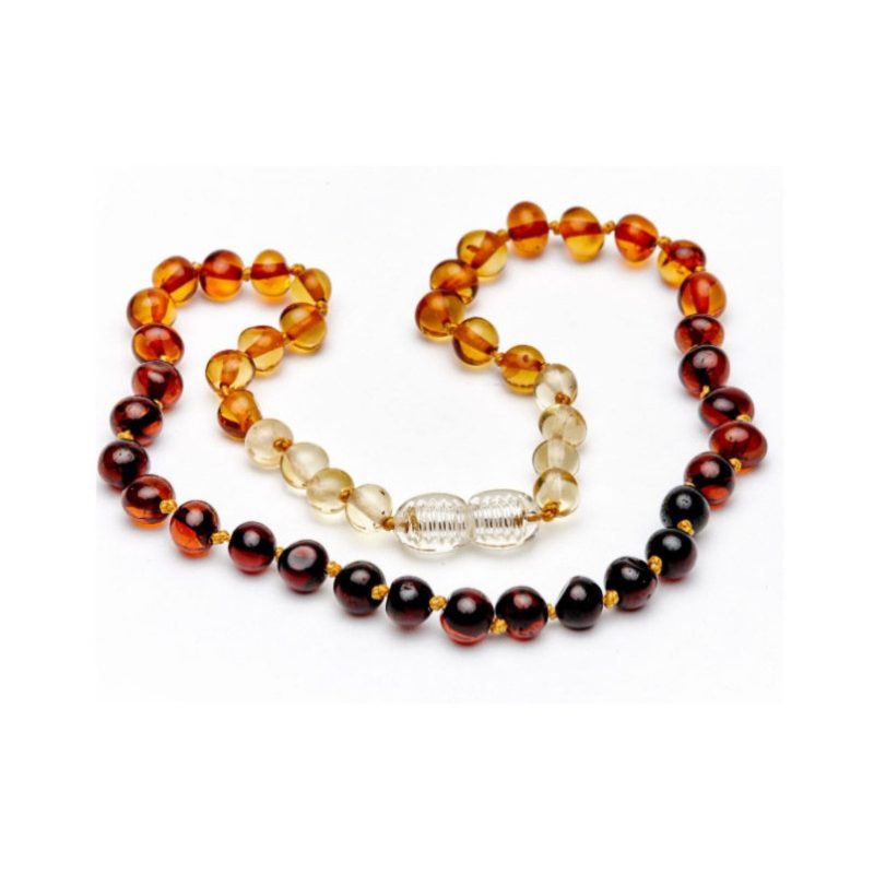 Collier bébé ambre – Arc-en-Ciel