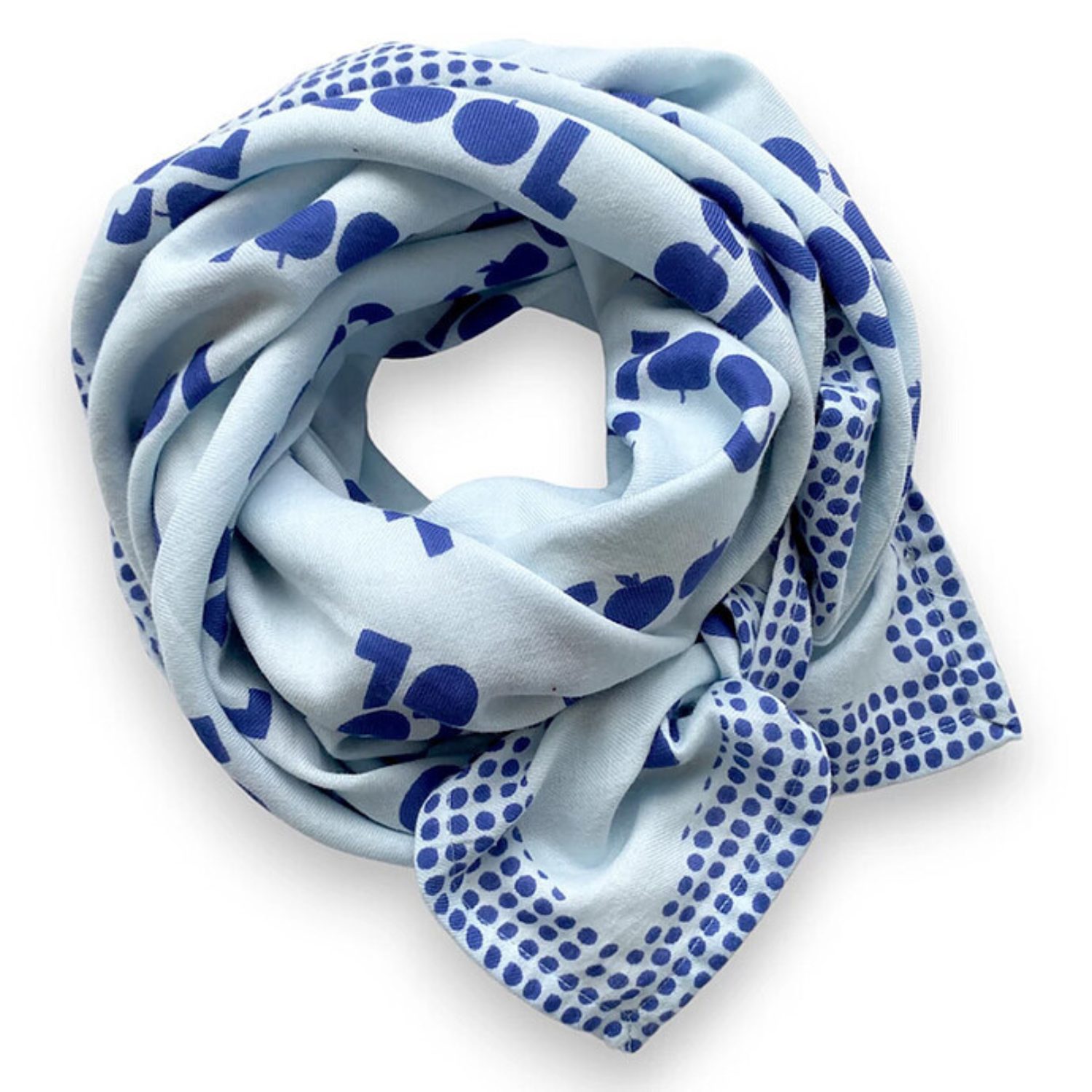 Grand foulard "Cool Hirondelle"