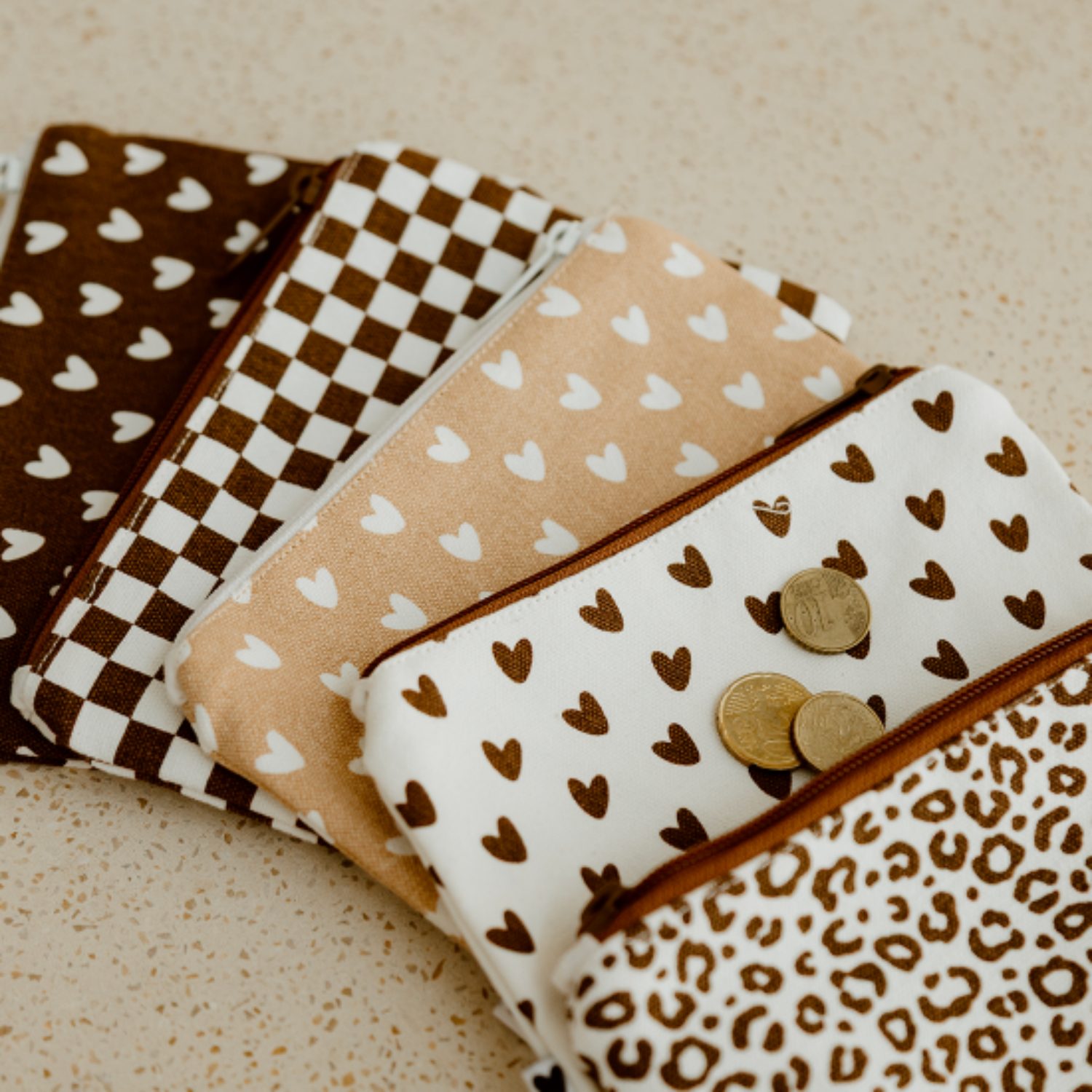 Porte-monnaie damier – Image 3