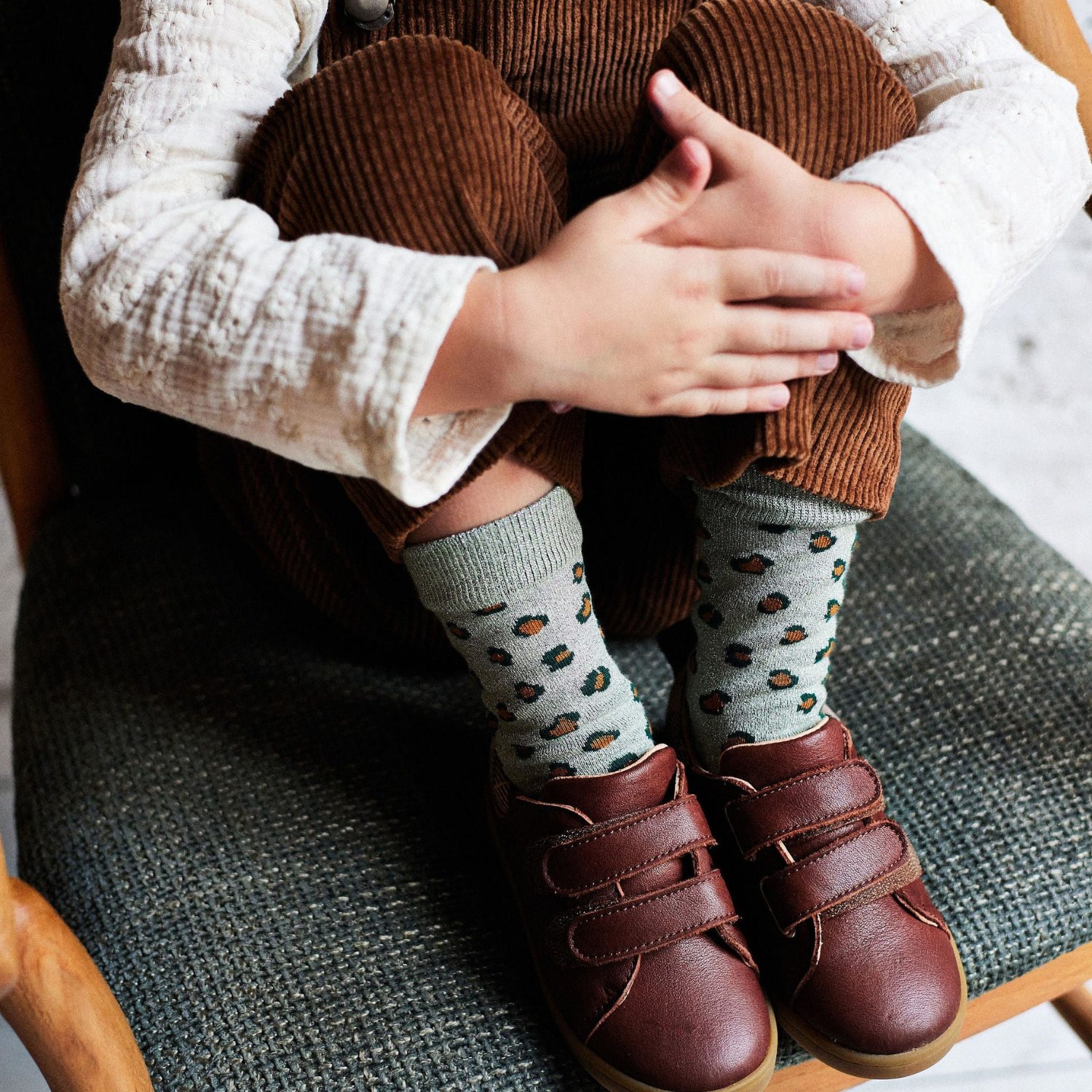 Chaussettes enfant - Léopard Vert – Image 2
