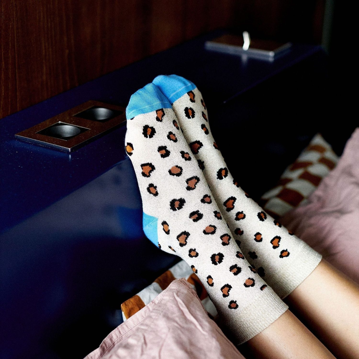 Chaussettes enfant - Léopard Beige – Image 2