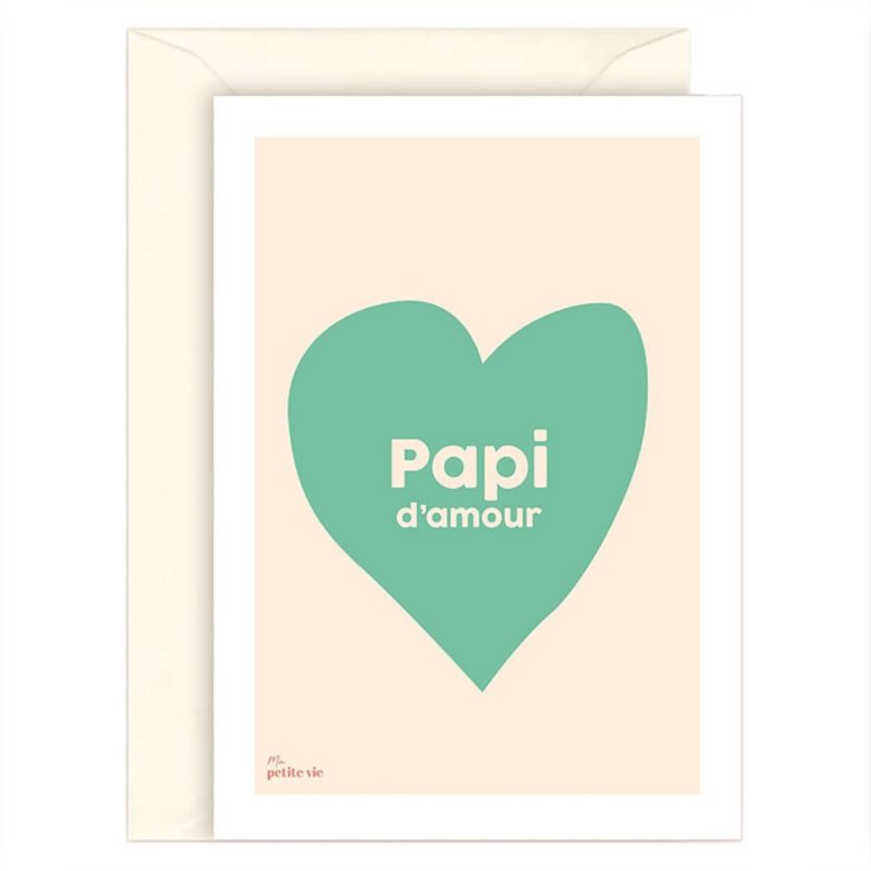 Carte « Papi d'amour »