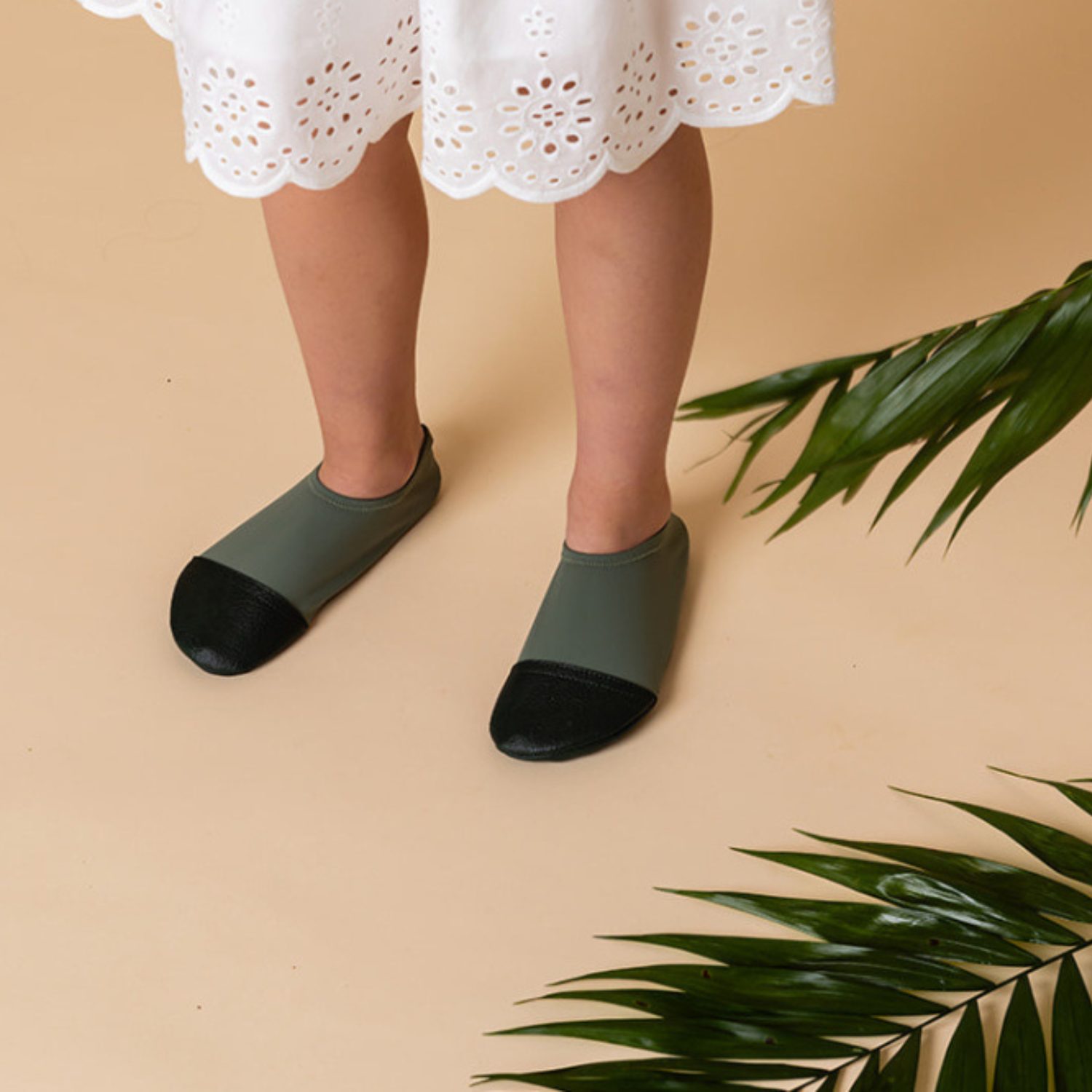 Chaussons "les petits palmiers" 18/20