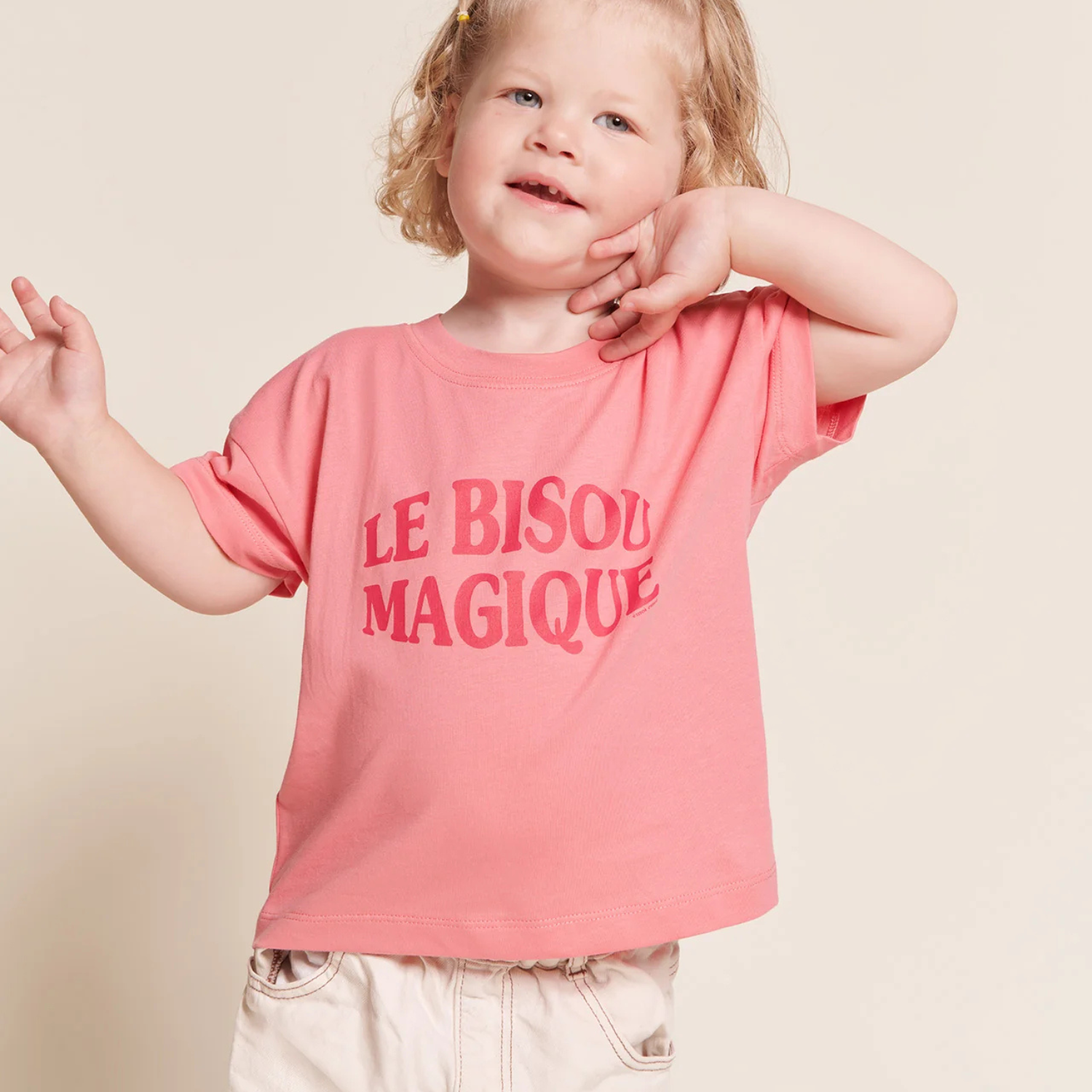 T-shirt enfant “Le Bisou Magique” (2 ans) – Image 2