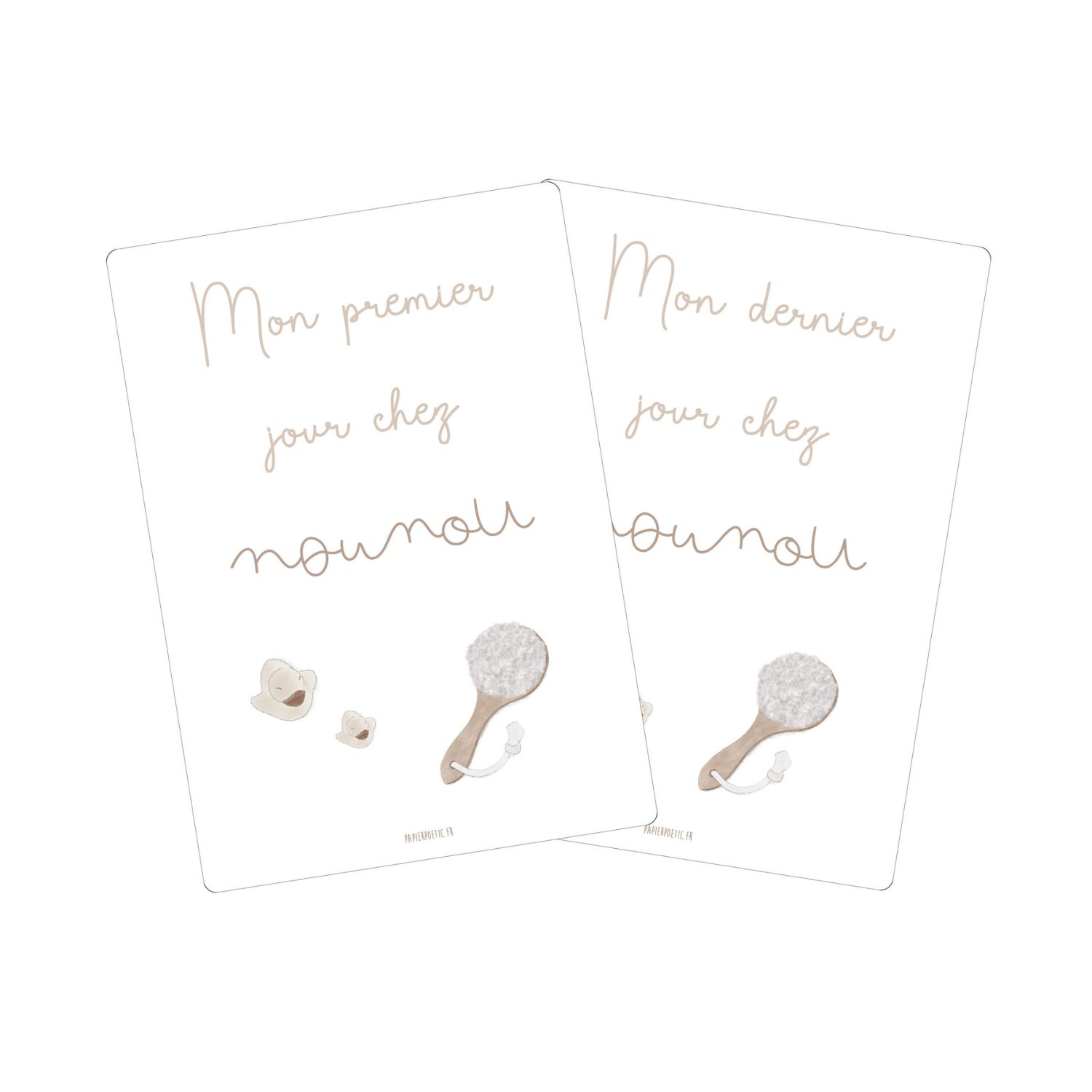 Premier/dernier jour chez nounou