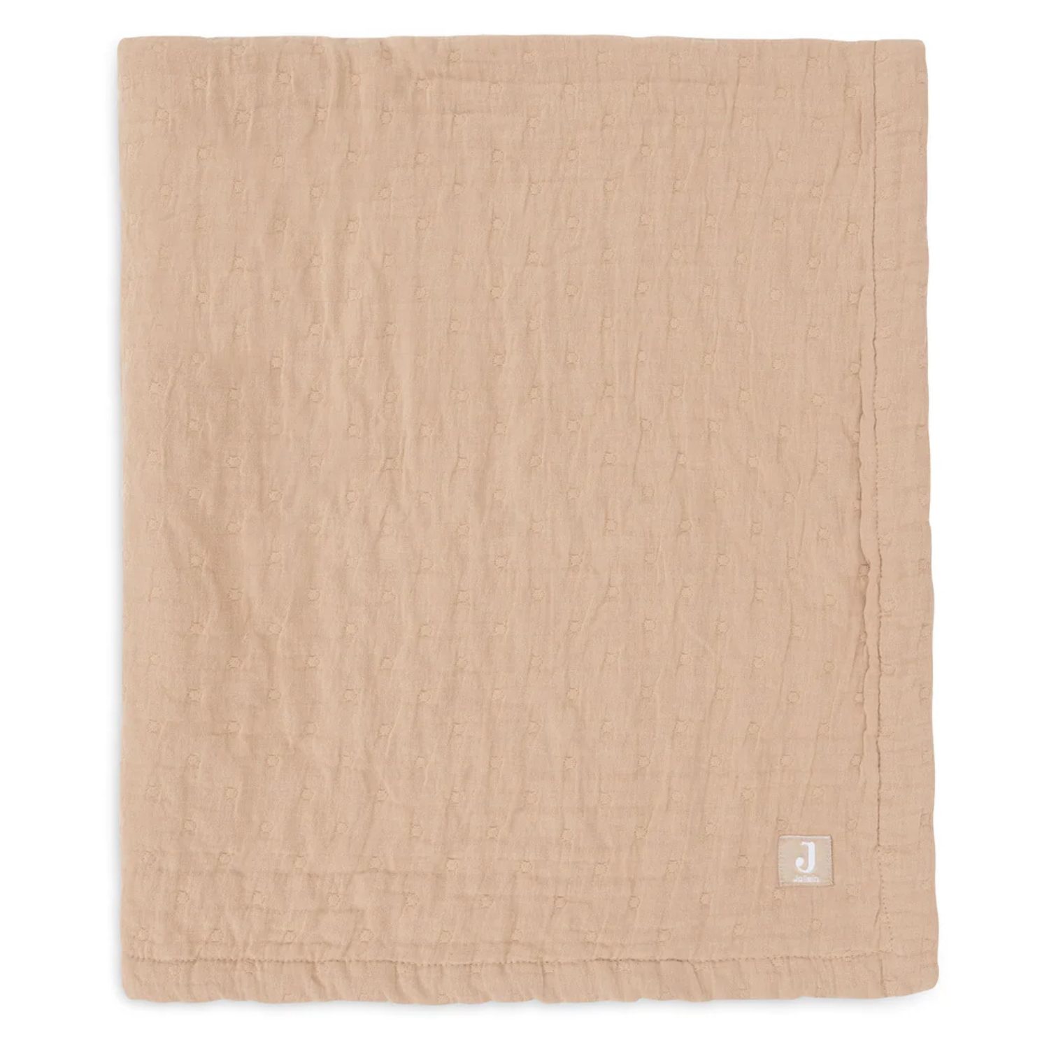 Couverture jacquard - Biscuit