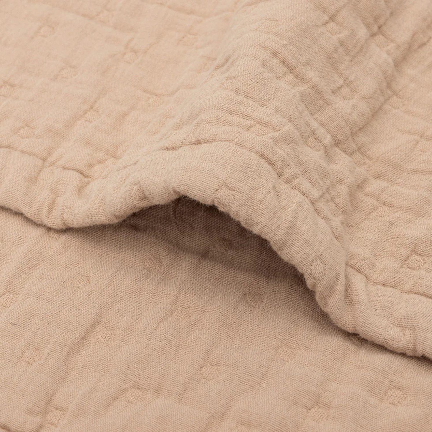 Couverture jacquard - Biscuit – Image 2