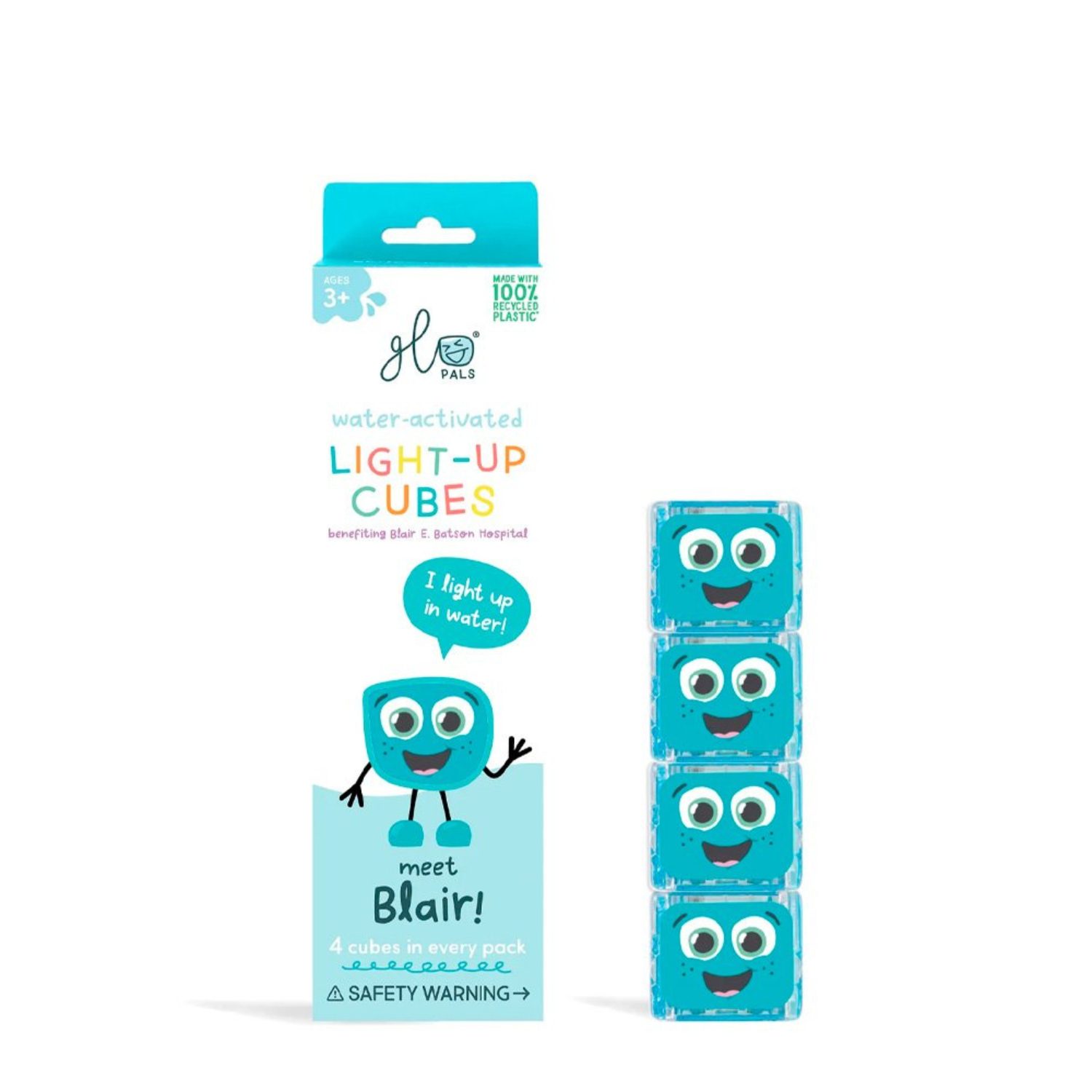 Cubes lumineux - Bleu