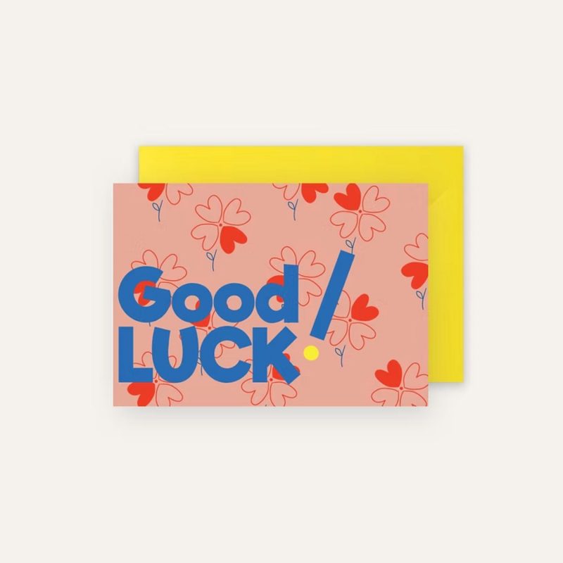Carte « Good luck ! »