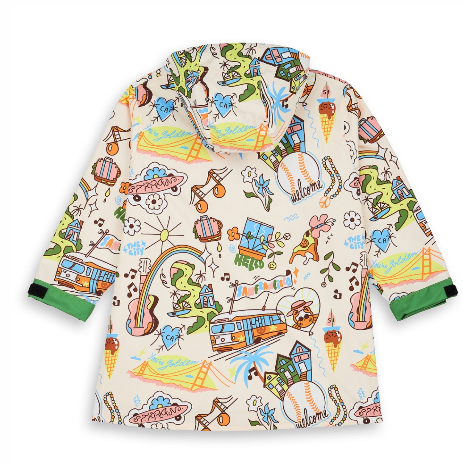 Poncho de pluie San Francisco 2-3 ans – Image 2