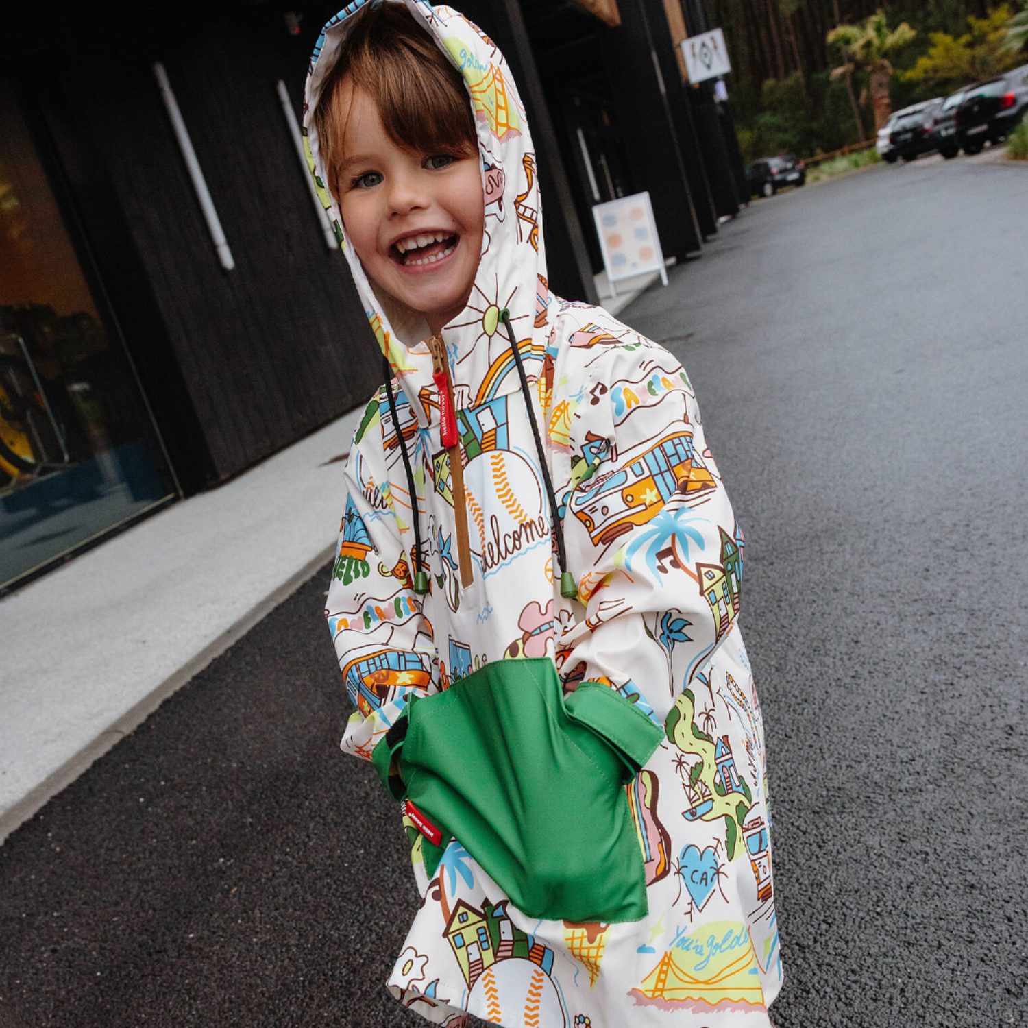 Poncho de pluie San Francisco 2-3 ans – Image 4