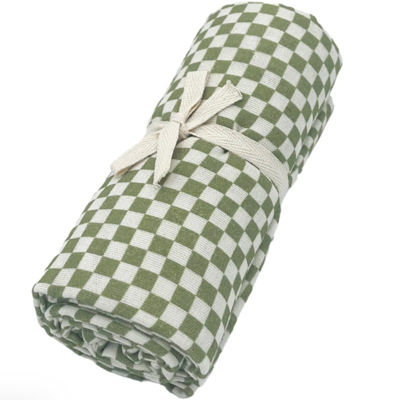 Maxi lange - Damier vert