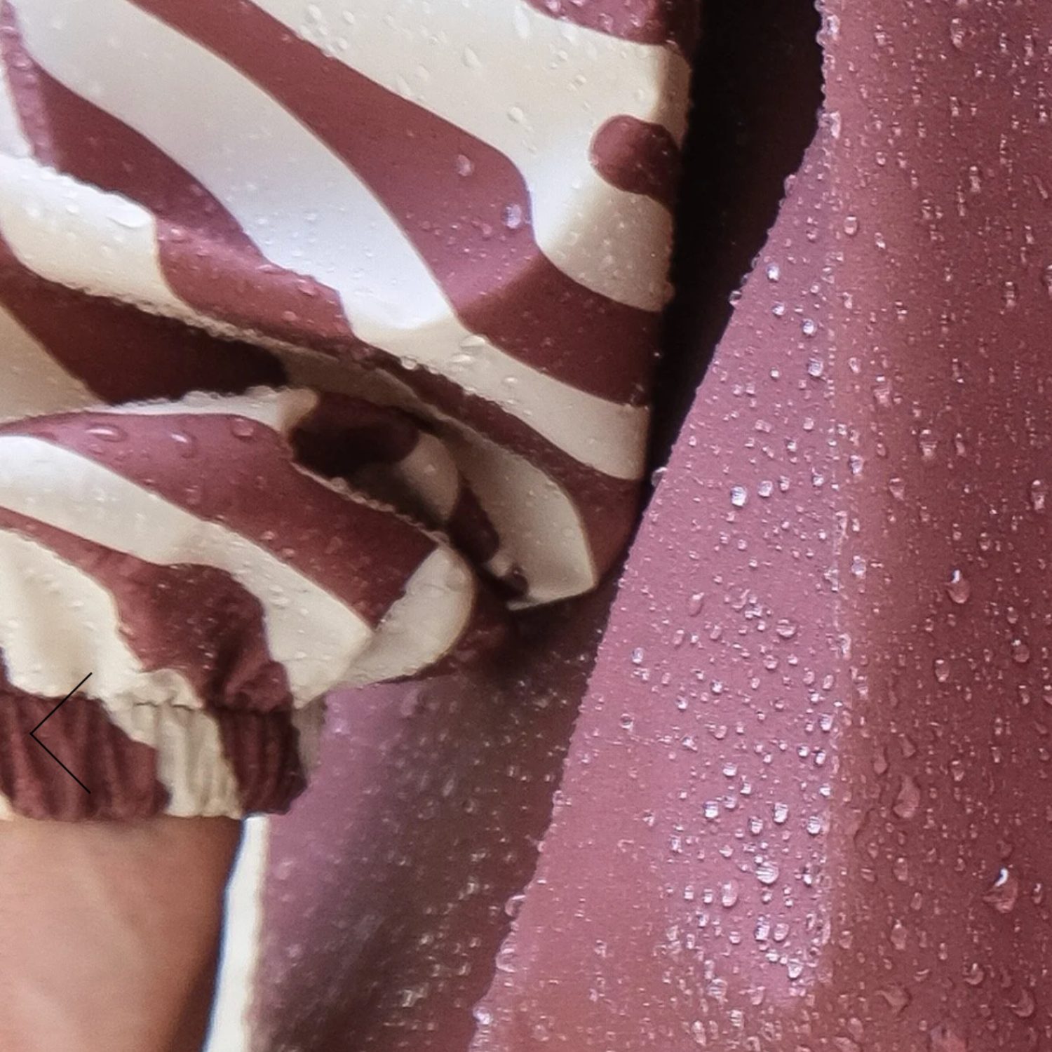 Poncho adulte zébra taille unique – Image 2