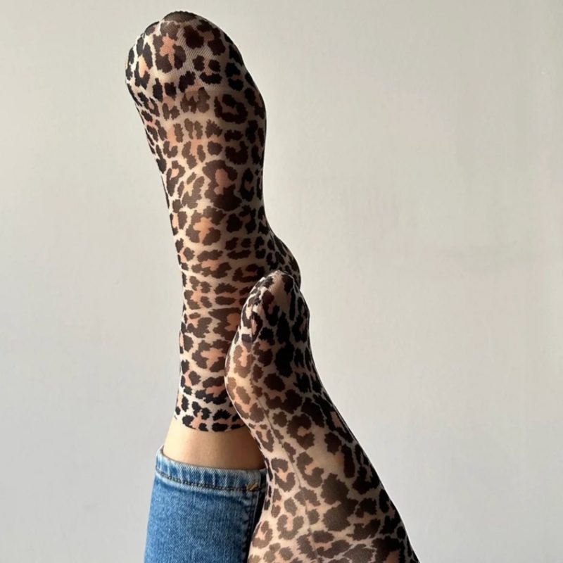 Chaussettes léopard