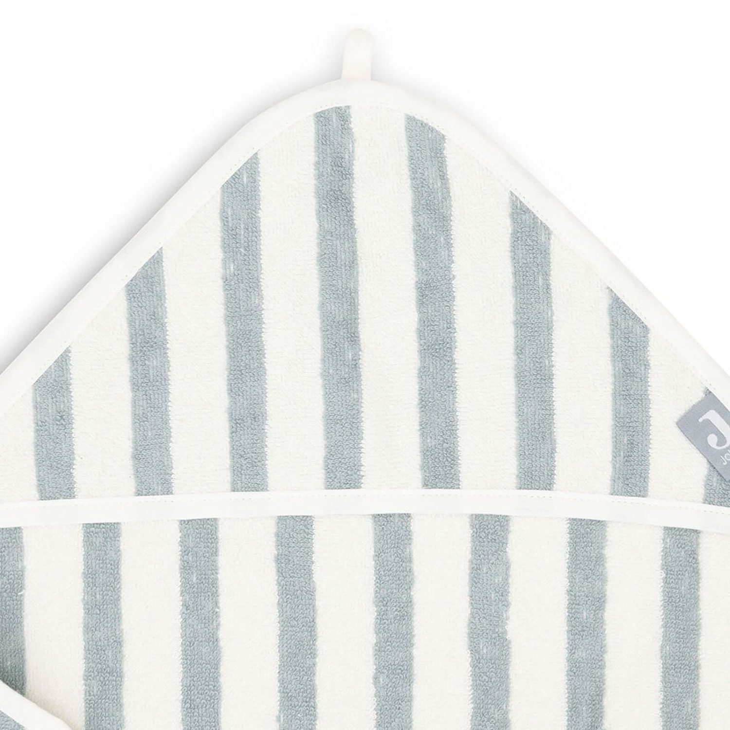 Cape de bain - Vert d'eau rayé – Image 4