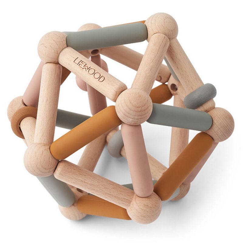 Jouet de motricité bébé – bois & silicone