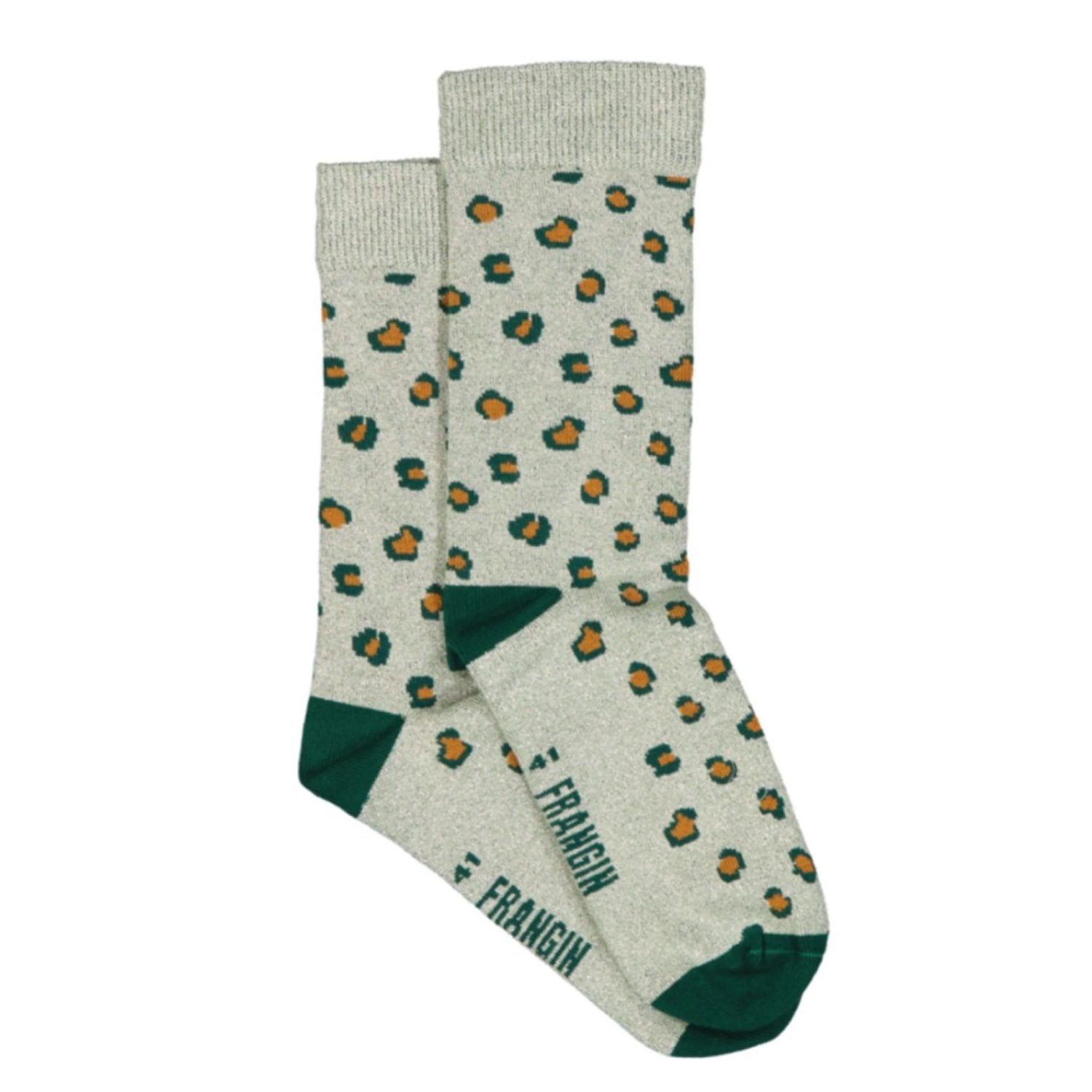 Chaussettes enfant - Léopard Vert