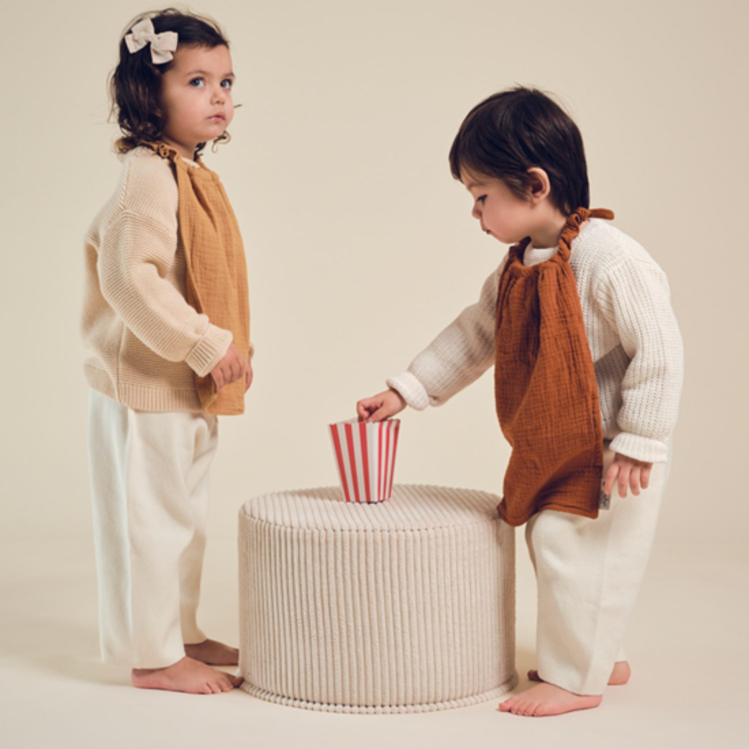 Serviette de cantine enfant – Camel – Image 2