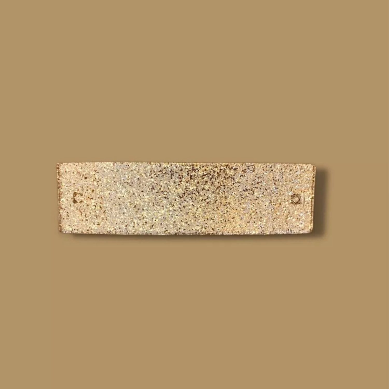 Barrette plate rectangulaire – Doré