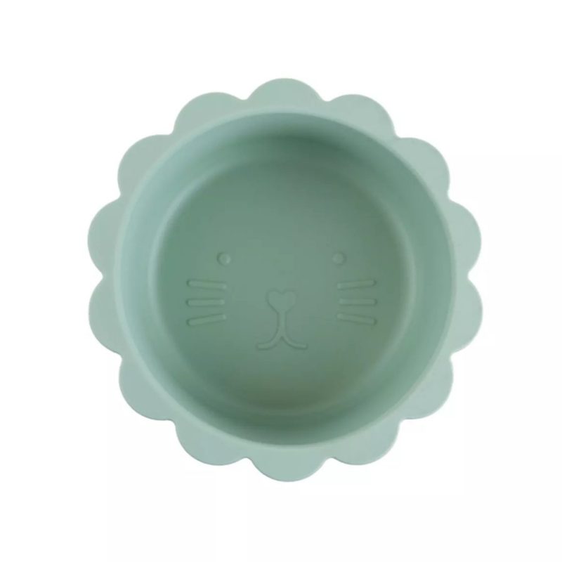 Bol en silicone Chat - Vert Menthe