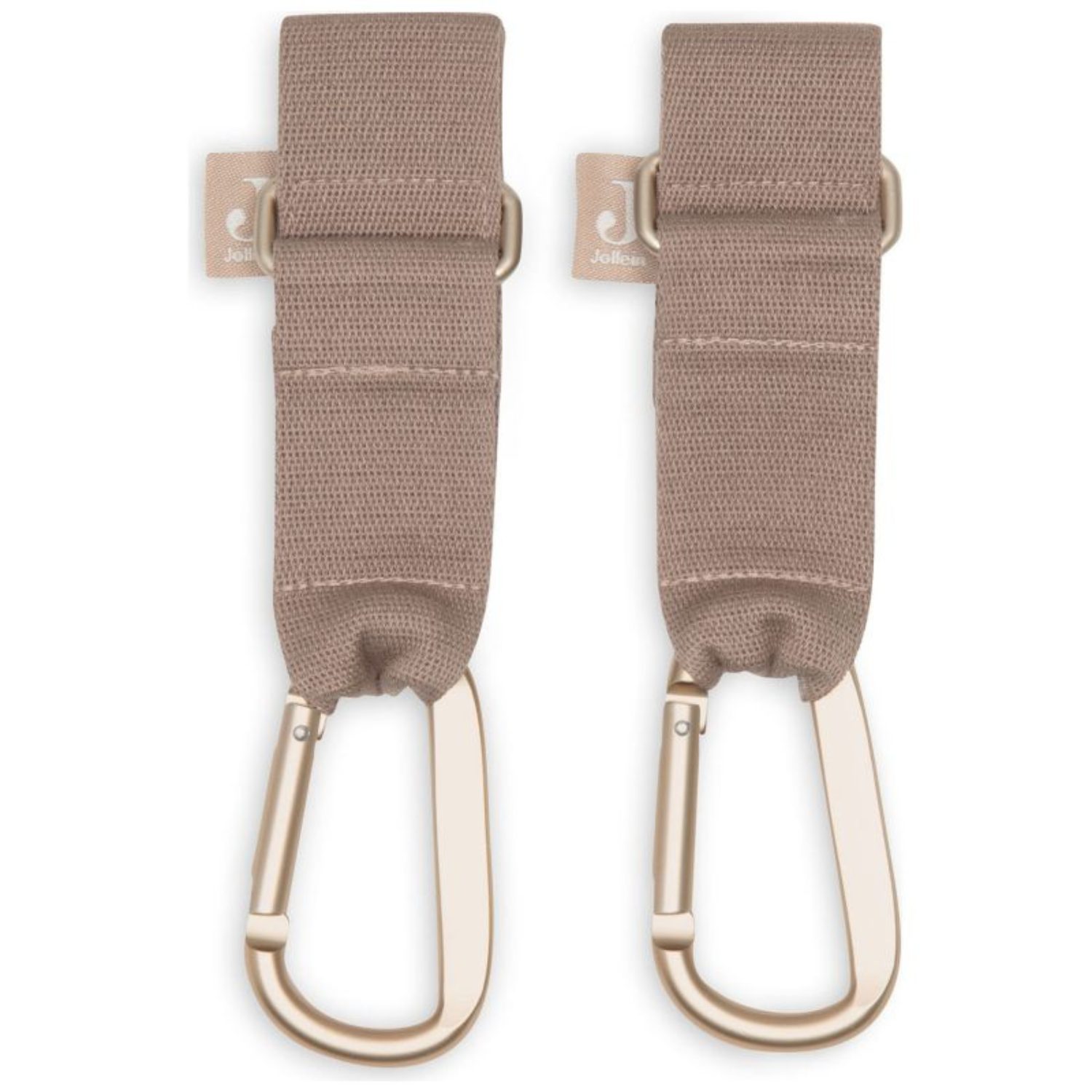 Crochets pour poussette - Marron clair