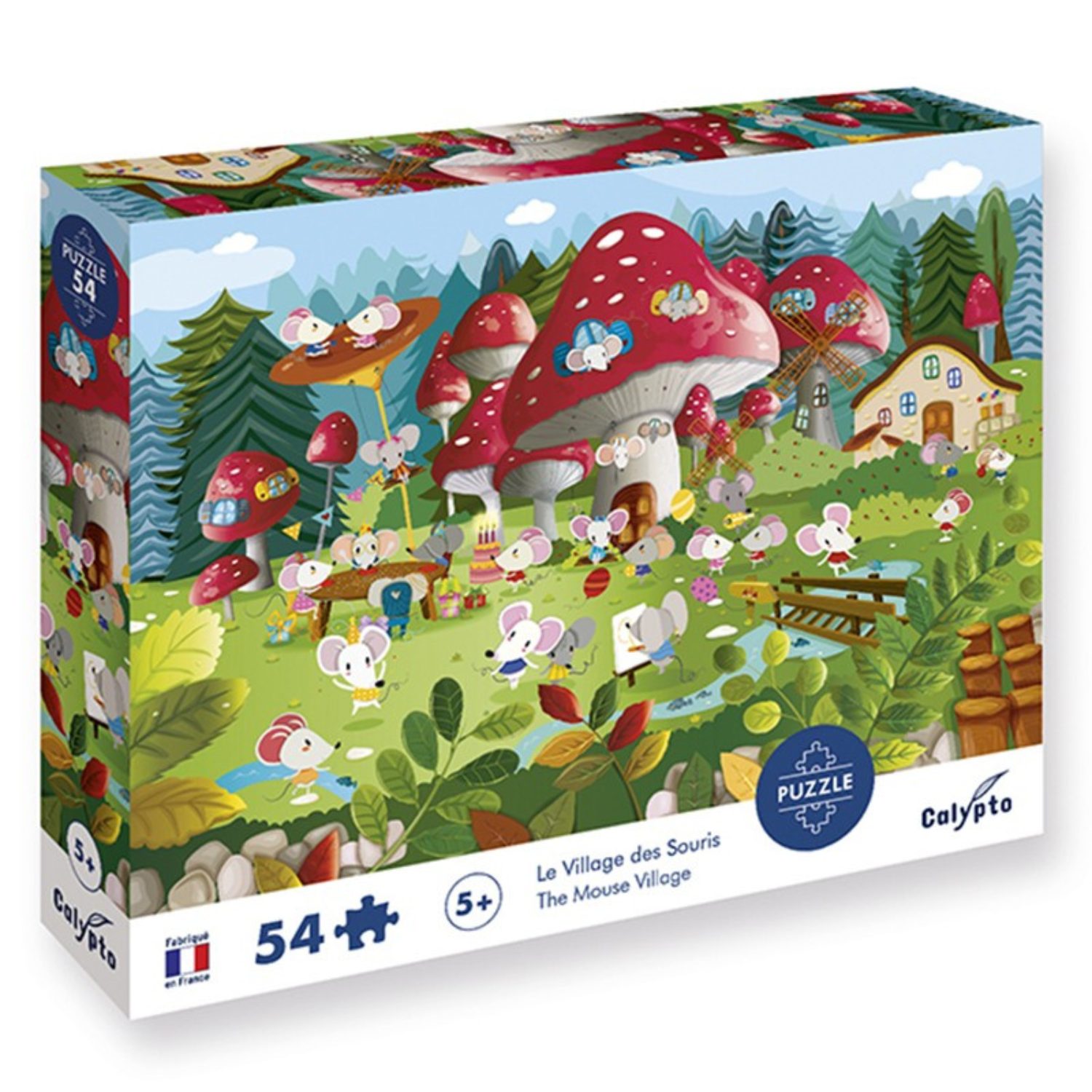 Puzzle 54 pièces – Le Village des Souris