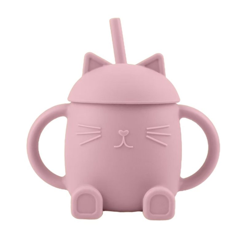 Tasse chat - Rosé foncé