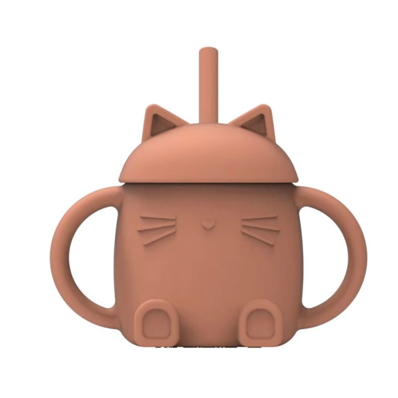 Tasse chat - Abricot