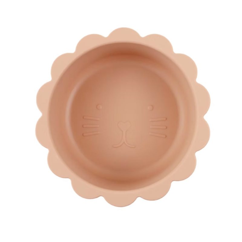 Bol en silicone Chat - Abricot