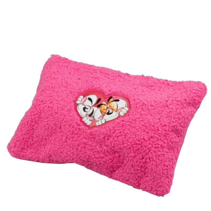 Pochette peluche rose Diddl