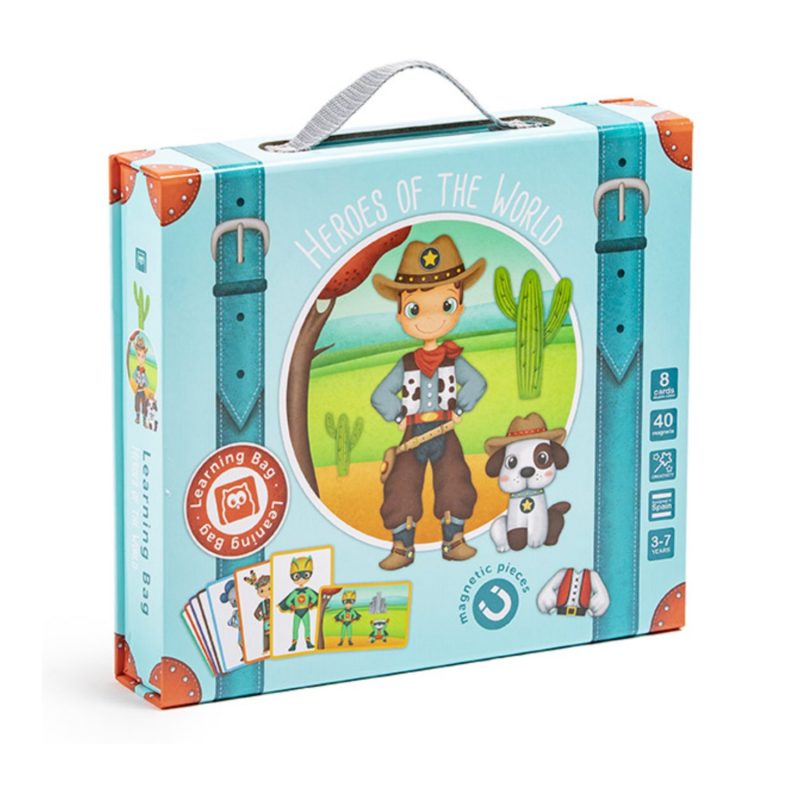 Jeu magnétique les héros du monde