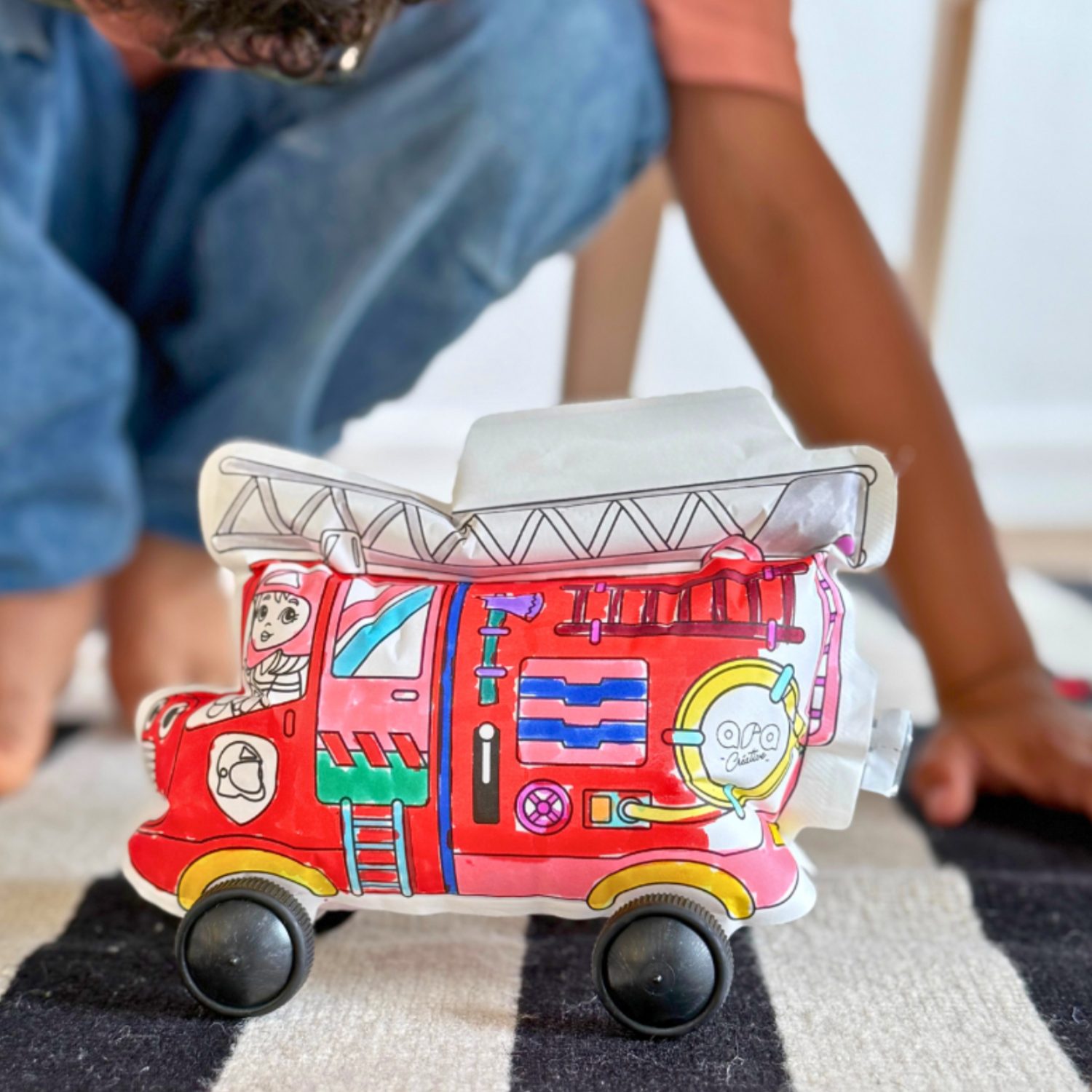 2 coloriages gonflables - Pompier et police – Image 3