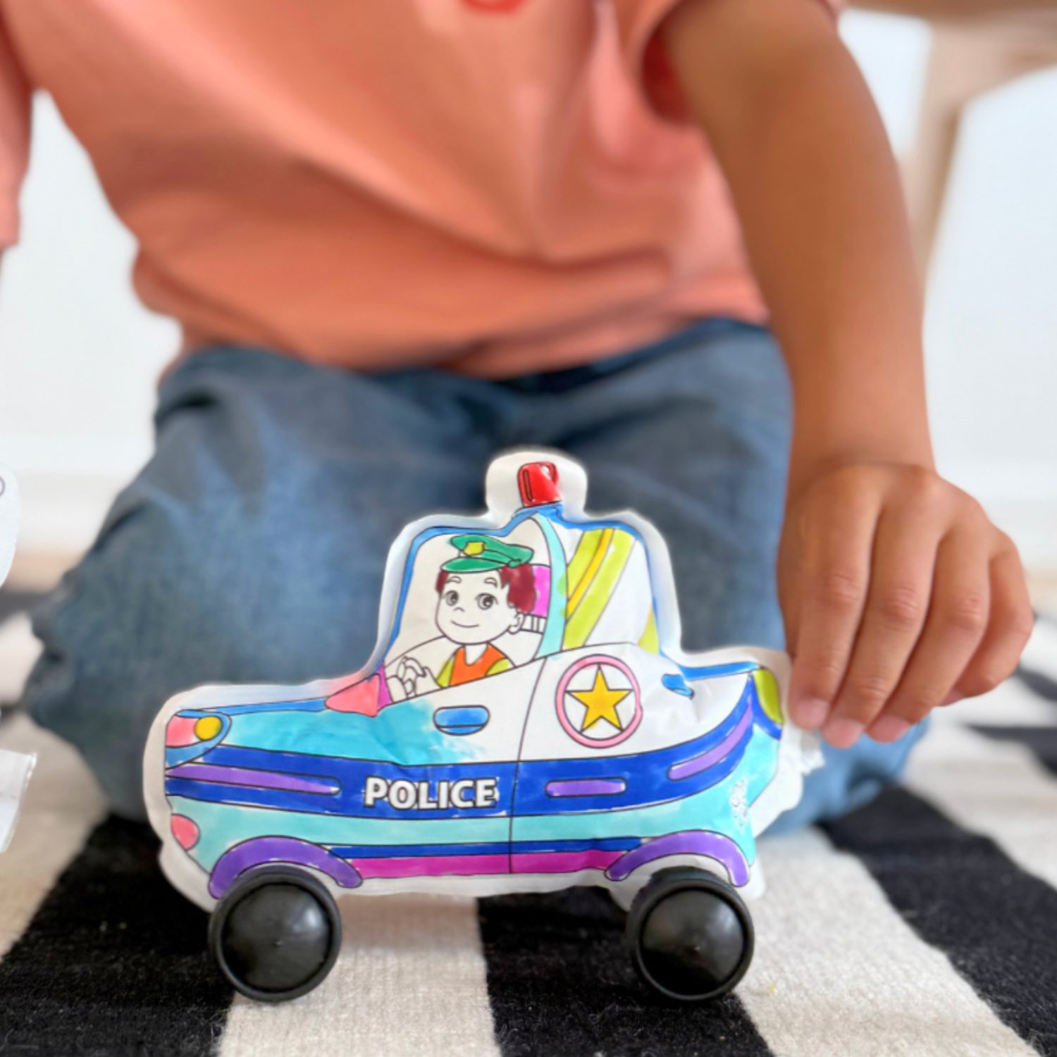 2 coloriages gonflables - Pompier et police – Image 4