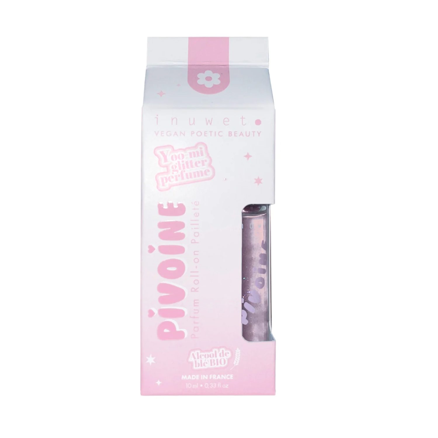 Parfum roll-on pailleté - Pivoine