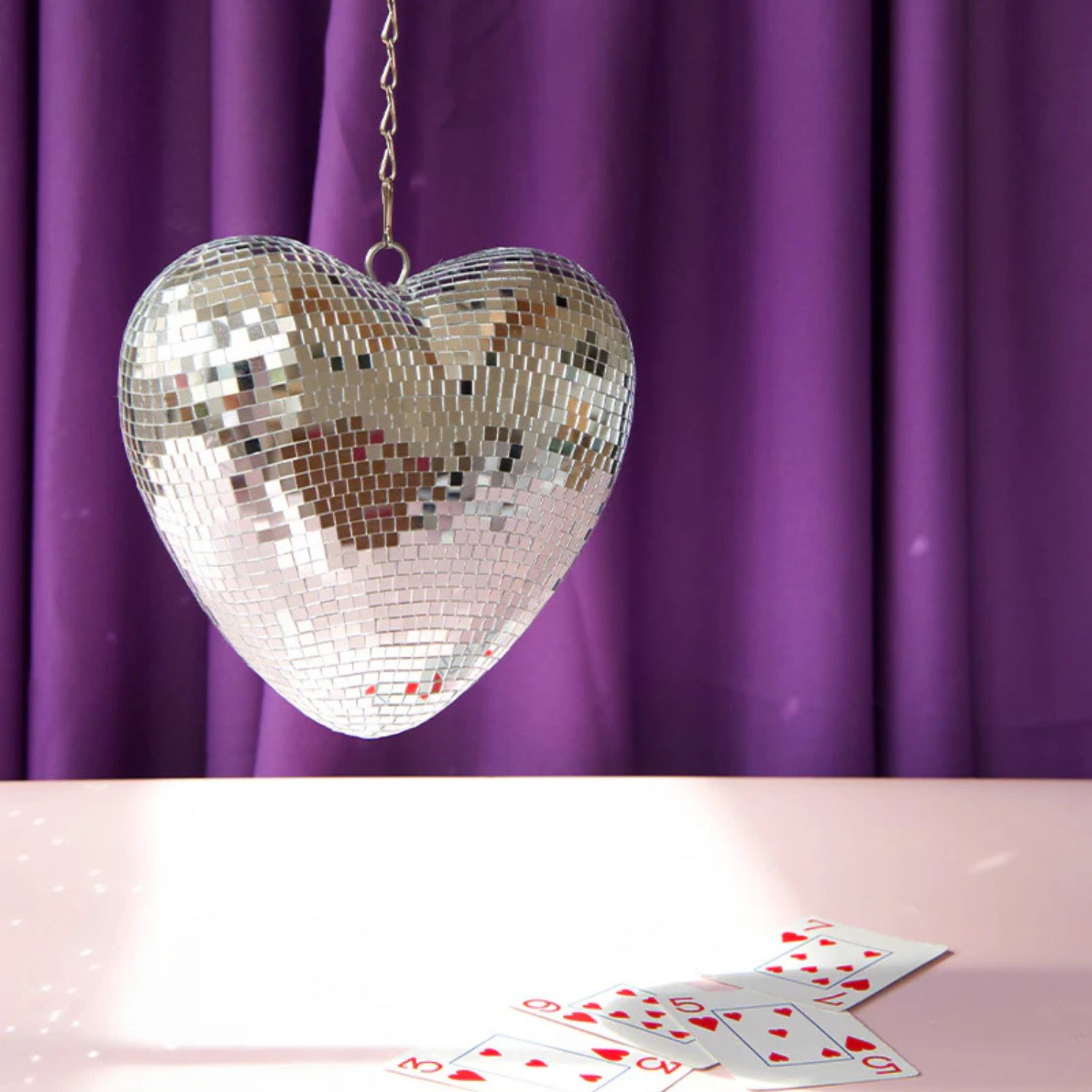 Cœur disco à suspendre – Image 3