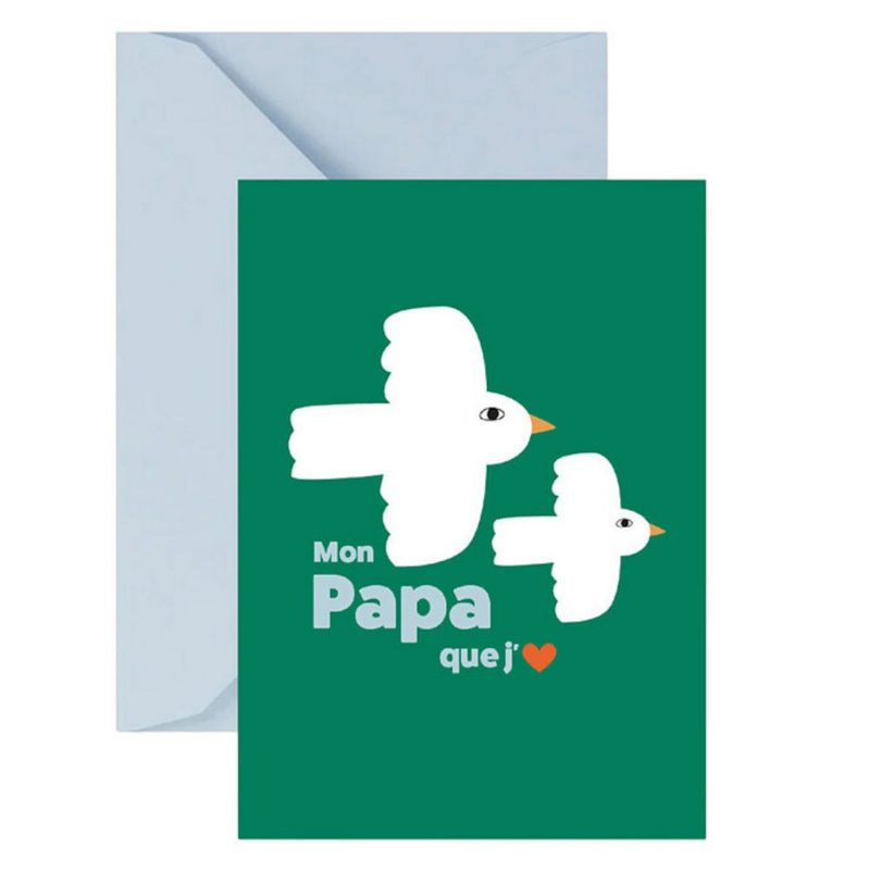 Carte "Mon papa que j'aime"